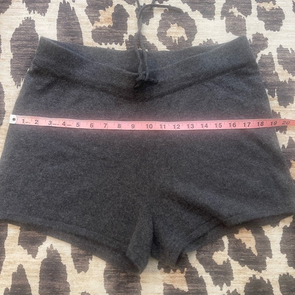 Garnet Hill Gray Pajama Set Cashmere Sleepwear - Picture 5 of 8